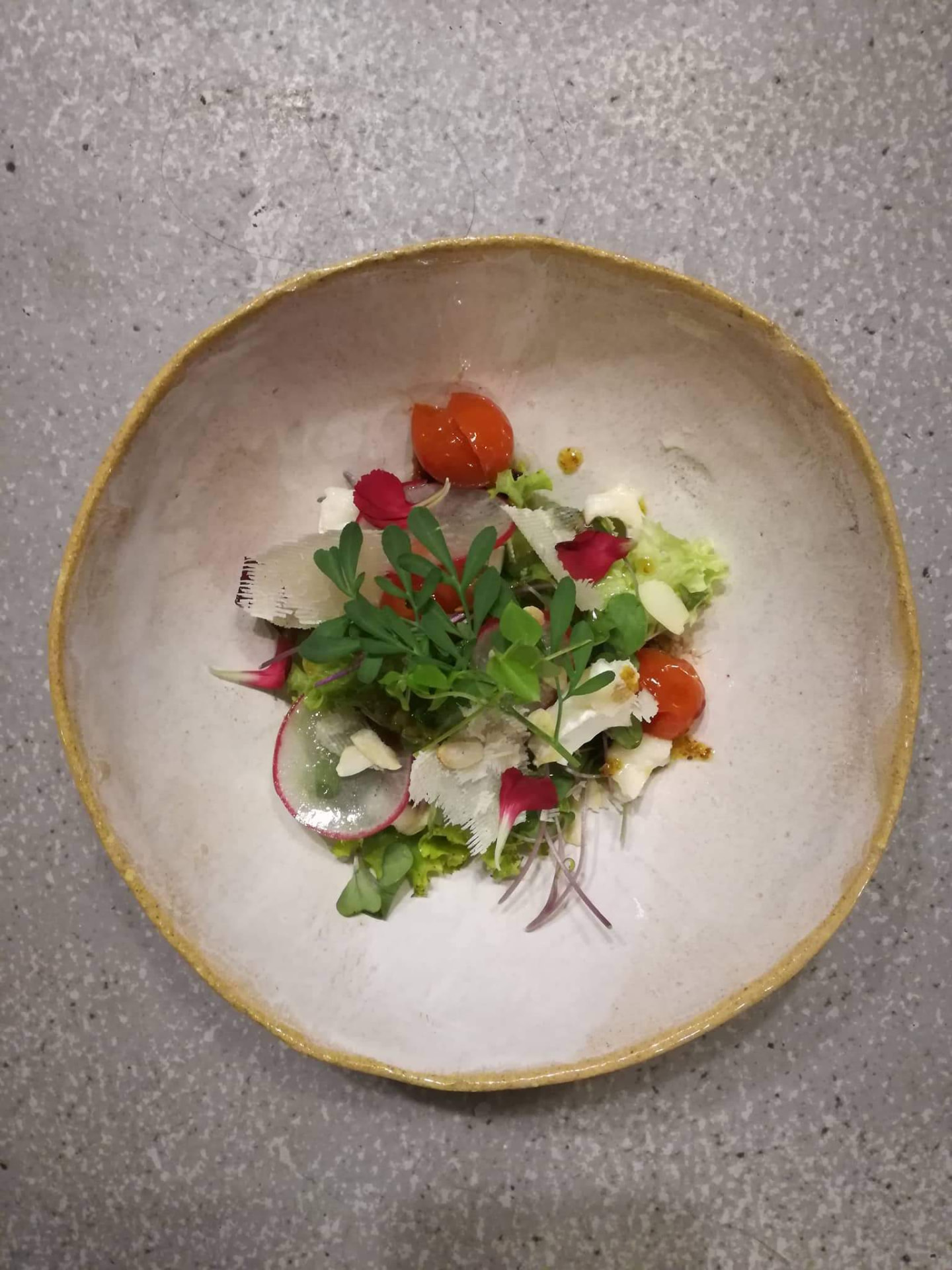Garden salad bowl